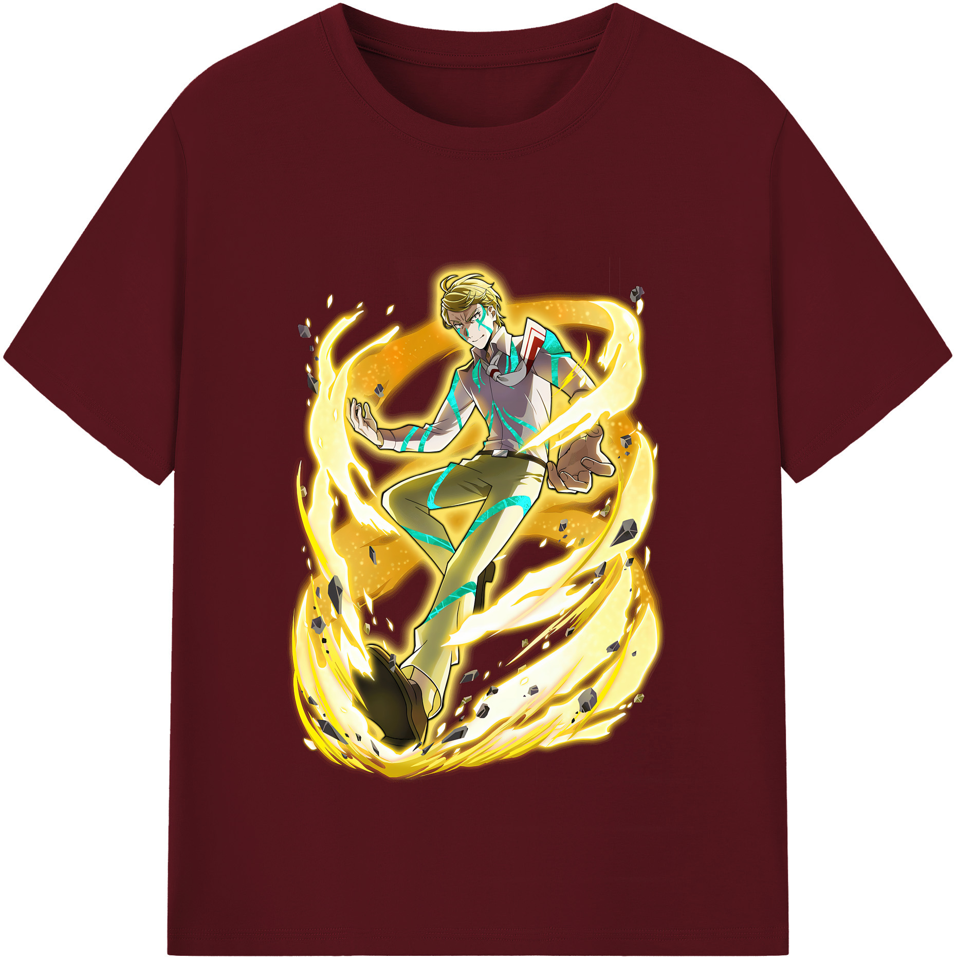 （画像用） 文豪ストレイドッグス Bungo Stray Dogs 綿100％半袖Tシャツ（フロントプリント）
